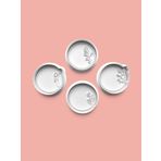 Aktastore Çiçek Motifleri Kurabiye Kalıbı Ve Şeker Hamuru Kalıbı 4'Lü Set