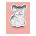 AKTASTORE Corgi Köpek Figürü Kurabiye Kalıbı Ve Şeker Hamuru Kalıbı 0323-corgi