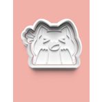 Aktastore Düşünen Kedi Kurabiye Kalıbı Ve Şeker Hamuru Kalıbı 0425-2