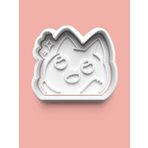 Aktastore Düşünen Kedi Kurabiye Kalıbı Ve Şeker Hamuru Kalıbı