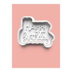 Aktastore Happy Birthday Kurabiye Kalıbı Ve Şeker Hamuru Kalıbı