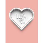 Aktastore I Love You Kalp Kurabiye Kalıbı Ve Şeker Hamuru Kalıbı