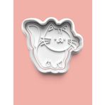 Aktastore Kedi Figürü Kurabiye Kalıbı Ve Şeker Hamuru Kalıbı