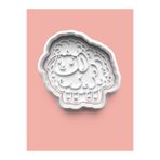 AKTASTORE Noel Şapkalı Ayıcık Figürü Kurabiye Kalıbı Ve Şeker Hamuru Kalıbı 0540-10