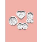 Aktastore Puzzle Kurabiye Kalıbı Ve Şeker Hamuru Kalıbı 4'Lü Set