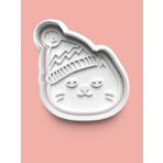 Aktastore Şapkalı Kedi Kurabiye Kalıbı Ve Şeker Hamuru Kalıbı