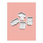 AKTASTORE Sevgililer Günü Kurabiye Kalıbı Ve Şeker Hamuru Kalıbı 4'lü Set 0522-set
