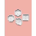 Aktastore Yapay Zeka Teması Kurabiye Kalıbı Ve Şeker Hamuru Kalıbı 4'Lü Set