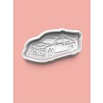 Aktastore Yarış Arabası Kurabiye Kalıbı Ve Şeker Hamuru Kalıbı 0420-2