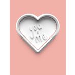 Aktastore You And Me Yazılı Kalp Kurabiye Kalıbı Ve Şeker Hamuru Kalıbı