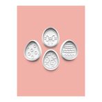 AKTASTORE Yumurta Kurabiye Kalıbı Ve Şeker Hamuru Kalıbı 4'lü Set 0805-set