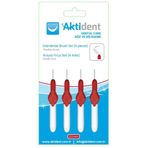 Aktident 2.5 mm Kırmızı 4 Adet Arayüz Fırçası
