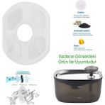 Aktif Karbon Yedek Filtre Seti, 6 Adet, Uyumlu Model KPF-10555, Temiz ve Saf Su Sağlar - Seçenek 1