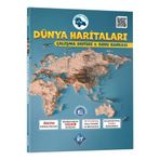 Aktif Öğrenme Yayınları KR Akademi Coğrafyanın Kodları Dünya Haritaları Çalışma Defteri ve Soru Bankası