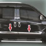 Aktif Otomotiv Fiat Doblo Yan Krom 4 Parça 2009 2017 Kapı Çıtası