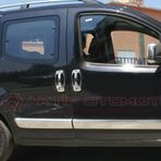 Aktif Otomotiv Fiat Fiorino Yan Krom 4 Kapı 2007 2015 Kapı Çıtası