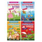Aktivitelerle Boyama Kitabım Seti (4 Kitap Takım)