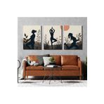 AKTÜEL POSTER Matisse - Boho - Art Deco - Soyut - Doğa ( 3 lü Çerçevesiz ) Poster - Afiş - Tablo KR2C00027