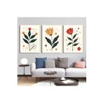 AKTÜEL POSTER Matisse - Boho - Art Deco - Soyut - Doğa ( 3 lü Çerçevesiz ) Poster - Afiş - Tablo KR2C00076