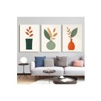 AKTÜEL POSTER Matisse - Boho - Art Deco - Soyut - Doğa ( 3 lü Çerçevesiz ) Poster - Afiş - Tablo KR2C00099