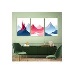 AKTÜEL POSTER Matisse - Boho - Art Deco - Soyut - Doğa ( 3 lü Çerçevesiz ) Poster - Afiş - Tablo KR2C00275