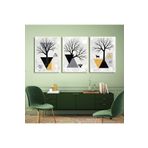 AKTÜEL POSTER Matisse - Boho - Art Deco - Soyut - Doğa ( 3 lü Çerçevesiz ) Poster - Afiş - Tablo KR2C00277
