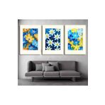 AKTÜEL POSTER Matisse - Boho - Art Deco - Soyut - Doğa ( 3 lü Çerçevesiz ) Poster - Afiş - Tablo KR2C00290