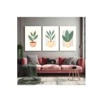 AKTÜEL POSTER Matisse - Boho - Art Deco - Soyut - Doğa ( 3 lü Çerçevesiz ) Poster - Afiş - Tablo KR2C00683