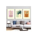 AKTÜEL POSTER Matisse - Boho - Art Deco - Soyut - Doğa ( 3 lü Çerçevesiz ) Poster - Afiş - Tablo KR2C00694