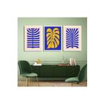 AKTÜEL POSTER Matisse - Boho - Art Deco - Soyut - Doğa ( 3 lü Çerçevesiz ) Poster - Afiş - Tablo KR2C00713