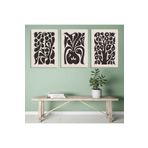 AKTÜEL POSTER Matisse - Boho - Art Deco - Soyut - Doğa ( 3 lü Çerçevesiz ) Poster - Afiş - Tablo KR2C00740