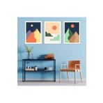 AKTÜEL POSTER Matisse - Boho - Art Deco - Soyut - Doğa ( 3 lü Çerçevesiz ) Poster - Afiş - Tablo KR2C00774