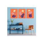 AKTÜEL POSTER Matisse - Boho - Art Deco - Soyut - Doğa ( 3 lü Çerçevesiz ) Poster - Afiş - Tablo KR2C00776