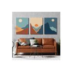 AKTÜEL POSTER Matisse - Boho - Art Deco - Soyut - Doğa ( 3 lü Çerçevesiz ) Poster - Afiş - Tablo KR2C00858