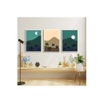 AKTÜEL POSTER Matisse - Boho - Art Deco - Soyut - Doğa ( 3 lü Çerçevesiz ) Poster - Afiş - Tablo KR2C00877
