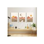 AKTÜEL POSTER Matisse - Boho - Art Deco - Soyut - Doğa ( 3 lü Çerçevesiz ) Poster - Afiş - Tablo KR2C00886