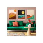 AKTÜEL POSTER Matisse - Boho - Art Deco - Soyut - Doğa ( 3 lü Çerçevesiz ) Poster - Afiş - Tablo KR2C00891