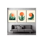 AKTÜEL POSTER Matisse - Boho - Art Deco - Soyut - Doğa ( 3 lü Çerçevesiz ) Poster - Afiş - Tablo KR2C01034