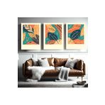 AKTÜEL POSTER Matisse - Boho - Art Deco - Soyut - Doğa ( 3 lü Çerçevesiz ) Poster - Afiş - Tablo KR2C01051