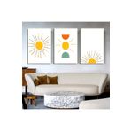 AKTÜEL POSTER Matisse - Boho - Art Deco - Soyut - Doğa ( 3 lü Çerçevesiz ) Poster - Afiş - Tablo KR2C01104