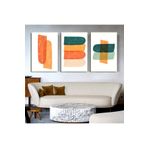 AKTÜEL POSTER Matisse - Boho - Art Deco - Soyut - Doğa ( 3 lü Çerçevesiz ) Poster - Afiş - Tablo KR2C01106
