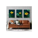 AKTÜEL POSTER Matisse - Boho - Art Deco - Soyut - Doğa ( 3 lü Çerçevesiz ) Poster - Afiş - Tablo KR2C01148