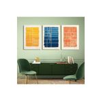 AKTÜEL POSTER Matisse - Boho - Art Deco - Soyut - Doğa ( 3 lü Çerçevesiz ) Poster - Afiş - Tablo KR2C01158