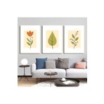 AKTÜEL POSTER Matisse - Boho - Art Deco - Soyut - Doğa ( 3 lü Çerçevesiz ) Poster - Afiş - Tablo KR2C01194