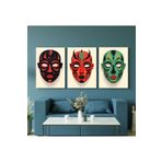 AKTÜEL POSTER Matisse - Boho - Art Deco - Soyut - Doğa ( 3 lü Çerçevesiz ) Poster - Afiş - Tablo KR2C01217