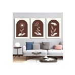 AKTÜEL POSTER Matisse - Boho - Art Deco - Soyut - Doğa ( 3 lü Çerçevesiz ) Poster - Afiş - Tablo KR2C01278