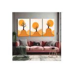 AKTÜEL POSTER Matisse - Boho - Art Deco - Soyut - Doğa ( 3 lü Çerçevesiz ) Poster - Afiş - Tablo KR2C01284