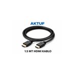 AKTUF 1.5 Metre 4K HDMI Kablo - TV, Monitör, PS, Xbox, Laptop Uyumlu