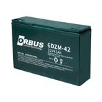 AKÜ 12 VOLT 42 AMPER ORBUS 6DZM42 ( 270 X 77 X 170 MM ) ( ELEKTRİKLİ BİSİKLET AKÜSÜ )