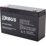 AKÜ 6 VOLT 12 AMPER ORBUS ORB6-12 ( 150 X 50 X 94 MM )